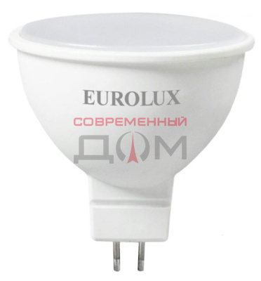 Лампа светодиодная Eurolux LL-E-MR16-7W-230-2,7K-GU5.3